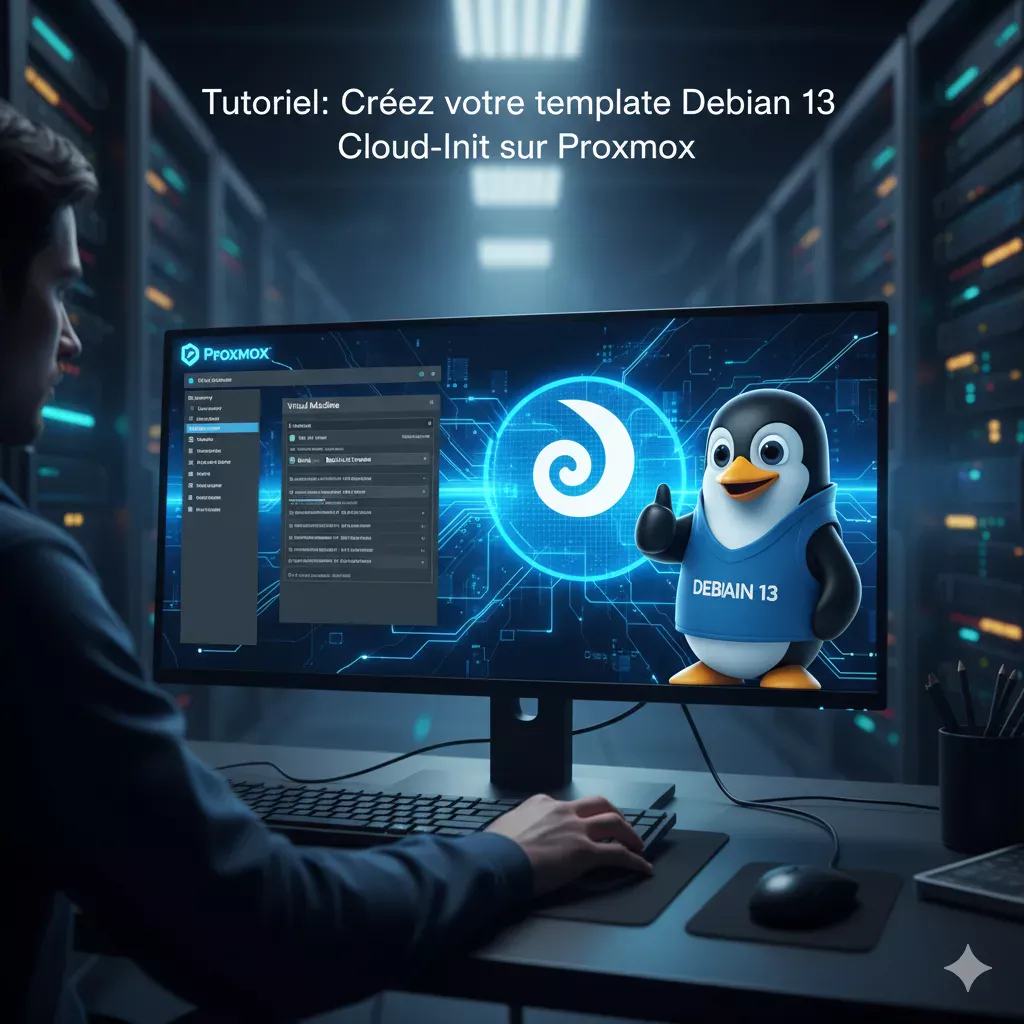 Tutoriel : Créez votre template Debian 13 Cloud-Init sur Proxmox en quelques minutes
